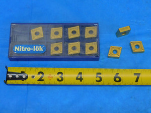 10PCS NEW TELEDYNE CNMG 543A NL25 3G TiN CARBIDE TURNING INSERTS CNMG 16012E - JP0348AS1