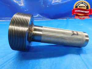 SHOP MADE 2 5/8 12 THREAD PLUG GAGE 2.625 2.6250 2 5/8"-12 INSPECTION CHECK - DW15034AG2