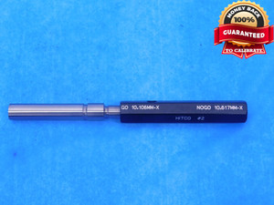 10.106 CLASS X PIN PLUG GAGE 10.0938 +.0122 OVERSIZE 10 3/32 256.692 mm 10.1060 - MC0305AP1