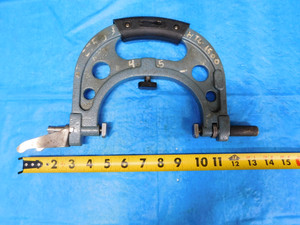 MITUTOYO NO. 201-155 DIAL SNAP GAGE 4" - 5" RANGE W/O INDICATOR 4.0 5.0 - MB5824AA2