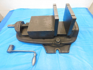 BRIDGEPORT MILLING MACHINE VISE 6 1/4" X 5" JAWS W/ 4 1/2" GAP 19 X 12 X 9