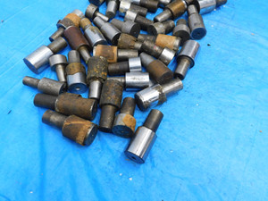 50 PC LOT OF GO & NO-GO MEMBERS SMOOTH PIN PLUG GAGES VARIOUS SIZES AROUND 1" - MB5717AZ1