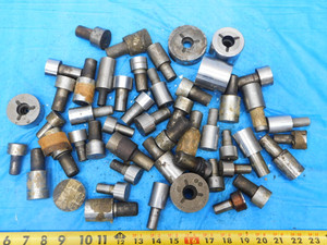 50 PC LOT SMOOTH PIN PLUG GAGE MEMBERS SIZES AROUND 1" - 2" & LARGER INSPECTION - MB5715AZ1