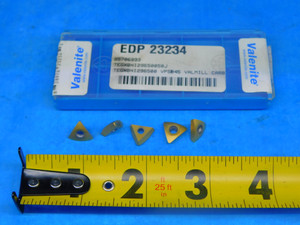 5PCS NEW VALENITE TEGX BNI 296 500 VP5045 TiN COATED CARBIDE INSERTS VALMILL - AR5423RDT