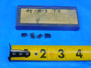 10PCS NEW COMPETITIVE CARBIDE CCC-16929-010 C-2 TiAlN COATED CARBIDE INSERTS - AR5412RDT