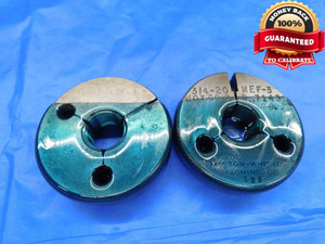 3/4 20 NEF 3 THREAD RING GAGES .75 .750 GO NO GO P.D.'S = .7175 & .7143 UNEF-3 - DW15179RD