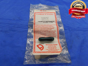 CERTIFIED 1/4 20 UNC 2B 3B REVERSIBLE THREAD PLUG GAGE .25 GO ONLY PD = .2175 - DW15293LVR