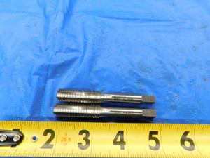 2 PCS NA TOOL 7/16 +.005 20 NF HSS BOTTOMING TAP 4 STRAIGHT FLUTE .4375 USA - MB6125RDT