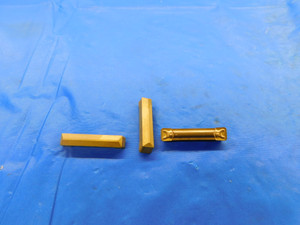 9PCS NEW KENNAMETAL A4G0605M06U12GMN K9110 TiN COATED CARBIDE GROOVING INSERTS - FAX-MB6151