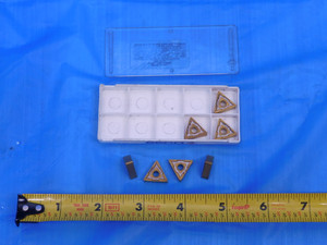 7PCS NEW SECO TNMG160408-MF2 TP200 TiN CARBIDE TURNING INSERTS TNMG 332-MF2 - FAX-MC0353