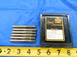6 PC REGAL PREMIUM 5/16 24 NF 2B H4 HSG BOTTOMING TAP 4 STRAIGHT FLUTE .3125 - MB6175RDT