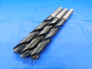 3PCS NACHI 31/32 O.D. HSS TWIST DRILL BIT .96" SHANK ABOUT 6 1/4 LOC .9687 - MB6193RDT