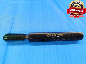 3/8 24 UNF SPECIAL SET THREAD PLUG GAGE .375 .3750 GO ONLY P.D. = .3471 - DW15372AR1