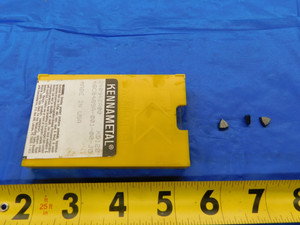 8PCS NEW KENNAMETAL 240943R00 KD120 PCBN MILLING INSERTS CUBIC BORON NITRIDE - MB6234RDT