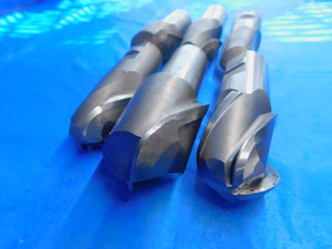 LOT OF 6 REGROUND ? USED BUT VERY SHARP 1 1/4 SHANK DIA HSS BALL NOSE ENDMILLS - AR5879AR1