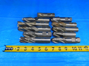 11PC END MILLS SQUARE BALL NOSE SIZES FROM .96 TO 1.28 USED BUT SHARP BRIDGEPORT - AR5918AR1