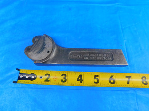 ARMSTRONG LATHE KNURLING TOOL HOLDER 83-677 ABOUT .617" X 1.059" SHANK USA MADE - AR5944AB2