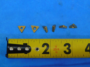6PCS NEW KENNAMETAL TCMT 21.52 PS T9025 TiN COATED CARBIDE TURNING INSERTS - JP0642AZ1