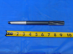 GLENBARD 25/32 O.D. HSS REAMER MORSE TAPER #2 SHANK SPIRAL 8 FL MT2 .78125 - JP0726AR1