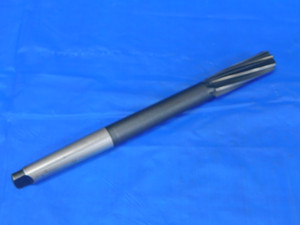 GLENBARD 25/32 O.D. HSS REAMER MORSE TAPER #2 SHANK SPIRAL 8 FL MT2 .78125 - JP0726AR1