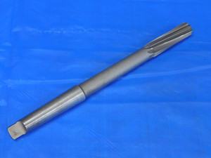 DoALL 21/32 O.D. HSS REAMER MORSE TAPER #2 SHANK SPIRAL 8 FL MT2 .65625 - JP0721AR1