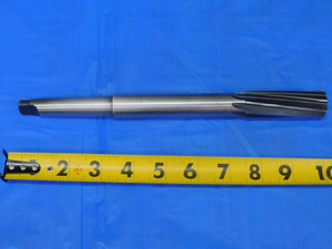NATIONAL 29/32 O.D. HSS REAMER MORSE TAPER #2 SHANK SPIRAL 8 FL MT2 .90625 - JP0734AR1