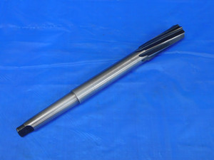 NATIONAL 29/32 O.D. HSS REAMER MORSE TAPER #2 SHANK SPIRAL 8 FL MT2 .90625 - JP0734AR1
