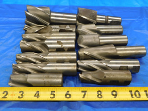 13PC LOT HSS END MILLS SIZES FROM 1" - 2" BRIDGEPORT MILLING TOOLING MACHINIST - MB6555AB2