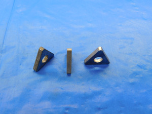 5 PCS VALENITE STN 43 CARBIDE TURNING INSERT SHIM SEATS TRIANGLE I/B - MB6685RDT