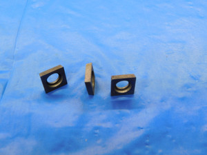 12 PCS SANDVIK 5322 460-01 CARBIDE TURNING INSERT SHIM SEATS SQUARE - MB6686RDT