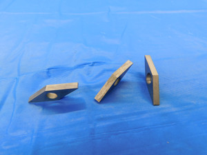 5 PCS CARBIDE ISCAR TVC 22T312 TURNING INSERT SHIMS SEATS IC38 GRADE  - MB6757RDT