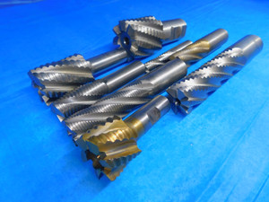 8PCS ROUGHING / FINISHING HSS END MILLS CUTTING DIAMETERS FROM  5/8 TO 1.96" - AR6498AK2