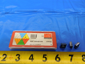 10PCS NEW CERATIZIT SONT 124810ER-M30 ISO-HC P30M25 CARBIDE TURNING INSERTS - AR6604AS1
