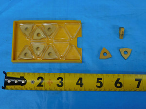 9PCS NEW KENNAMETAL WNMA431 R43441 001 I4 OR KC9010 TiN COATED CARBIDE INSERTS - JP0956RDT