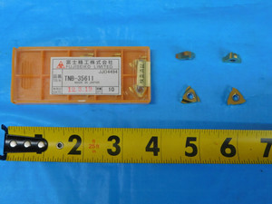 10PCS NEW FUJISEIKO TNB-35611 TiN COATED CARBIDE THREADING INSERTS JJO4404 - JP0960RDT