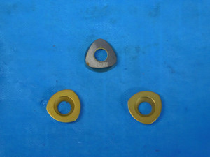 9PCS NEW FETTE 1960001 P20 FW200 TiN COATED CARBIDE INSERTS - JP1157RDT