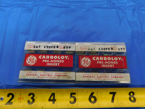 14PCS NEW CARBOLOY SQT 122P2 H 370 CARBIDE PRE-HONED INSERTS - MB7029RDT