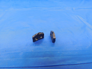 2 PCS NEW AMEC #0 T-A SPADE DRILL INSERTS .6330" CUTTING DIA TiAlN 1C50A-.6330 - MB7037RDT
