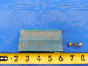 10PCS NEW INGERSOLL CDE313R24 555 A TiN COATED CARBIDE INSERTS STK 9CJ86 - MB7038RDT
