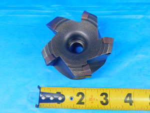 SUMITOMO 3" O.D. FACE MILL MS14030R 1" PILOT 3/8 KEY HOLDS 5 INSERTS 3.0 MILLING - AR7270AM2