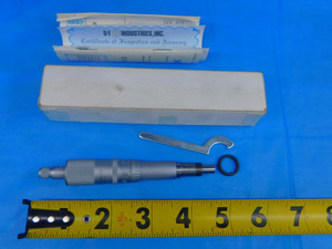SCHERR-TUMICO 0 - 1" MICROMETER HEAD 13-1760-0400 SCREW THREAD WRENCH INSPECTION - AR7322AP1