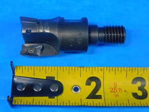 GKI 1" DIA. COOLANT INDEXABLE END MILL 12J1F10015X7R01 M12 X 1.75 THREADED SHANK - AR7345RDT