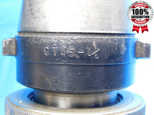SPECIAL 45 TAPER NIKKEN 1 1/4 I.D. CT45-1 1/4 MILLING CHUCK TOOL HOLDER SK45 KM1 - JR2096AM2