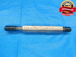 3/8 24 NF 3 LEFT HAND THREAD PLUG GAGE .375 GO NO GO P.D.'S = .3479 & .3503 L.H. - DW16139LVR