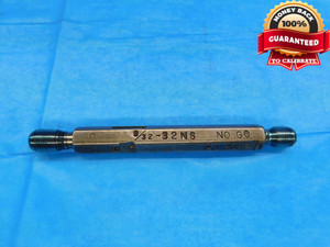 9/32 32 NS THREAD PLUG GAGE .28125 GO NO GO P.D.'S = .2607 & .2639 .281 - DW16134LVR