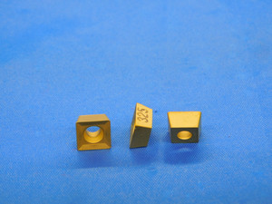 10PCS NEW KORLOY SPMT221 NCM325 TiN COATED CARBIDE INSERTS SPMT 221 NCM 325 - MB7652RDT