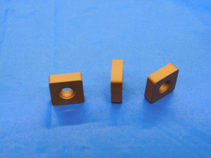 9PCS NEW STELLRAM SNMA322A NL20 TiN CARBIDE INSERTS MADE IN THE U.S.A. - MB7653RDT