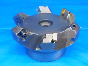 SECO 2 1/2 O.D. 45 DEG FACE MILL R220.13-02.50-09 3/4 PILOT HOLDS 6 INSERTS 2.5 - FAX-AR7579