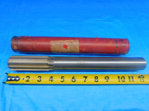 CLEVELAND 1.3781" O.D. HSS CHUCKING REAMER 1 1/4 SHANK 10 FLUTE 12" OAL 1 3/8 - AR7723RDT