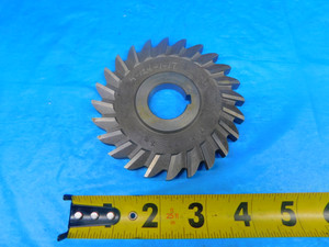 NATIONAL 4" O.D. X 3/8 WIDTH X 1" PILOT SIDE MILLING CUTTER 24 T HSS SLOTTING - AR7788AM2
